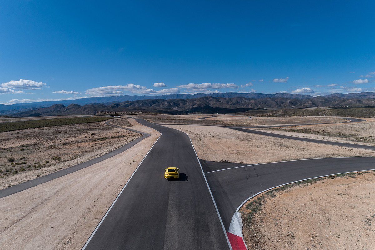 Vista del circuito en Tabernas